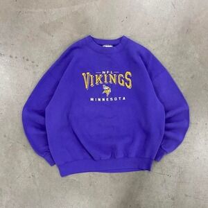 Vintage Minnesota Vikings NFL Lee Sport 90s Crewneck Sweatshirt Size XL